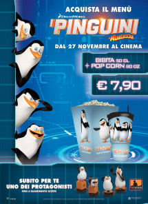 I Pinguini di Madagascar (The Space Cinema Menù)