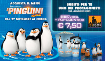 I Pinguini di Madagascar (The Space Cinema Menù)